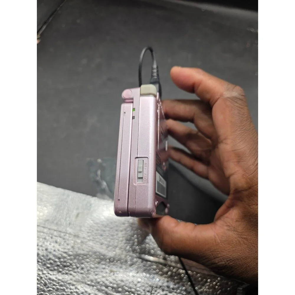 Nintendo Game Boy Advance SP AGS-101 Pearl Pink + Original Charger